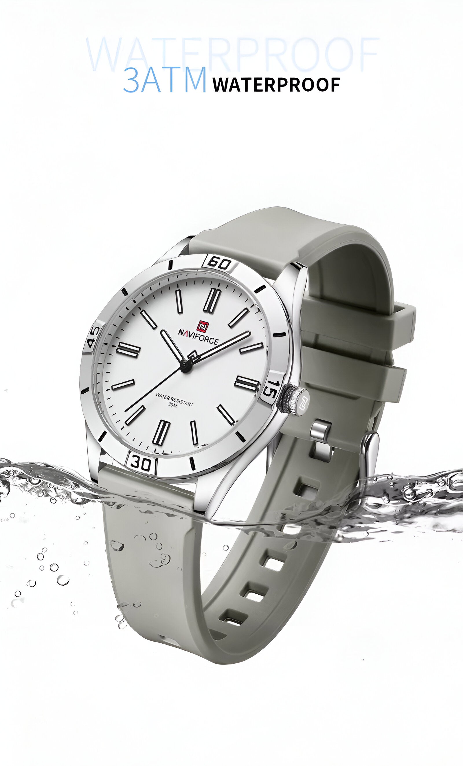 Reloj Naviforce Sport Nf5041 Mujer Goma
