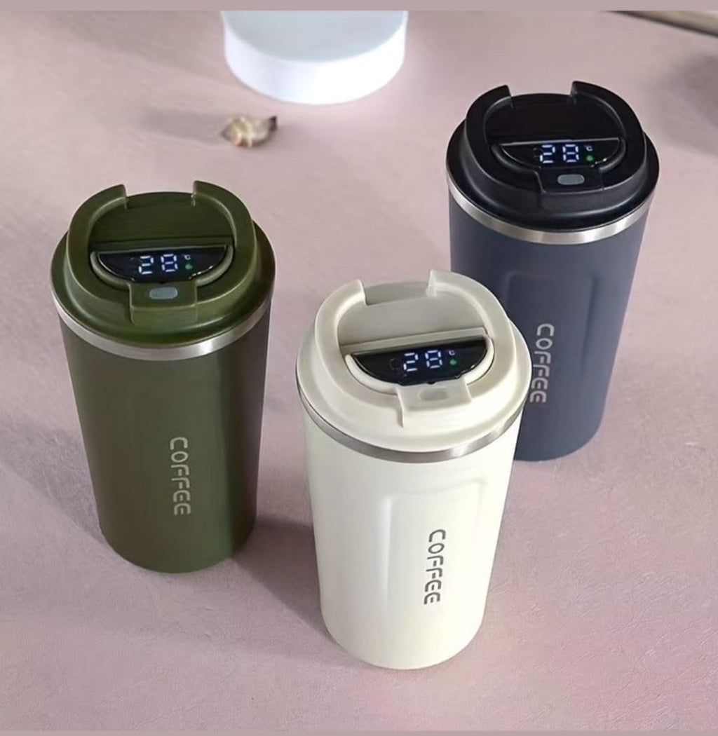 Vaso Termico Digital Para Cafe Acero Inoxidable 510 Ml