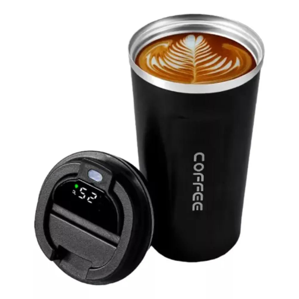 Vaso Termico Digital Para Cafe Acero Inoxidable 510 Ml